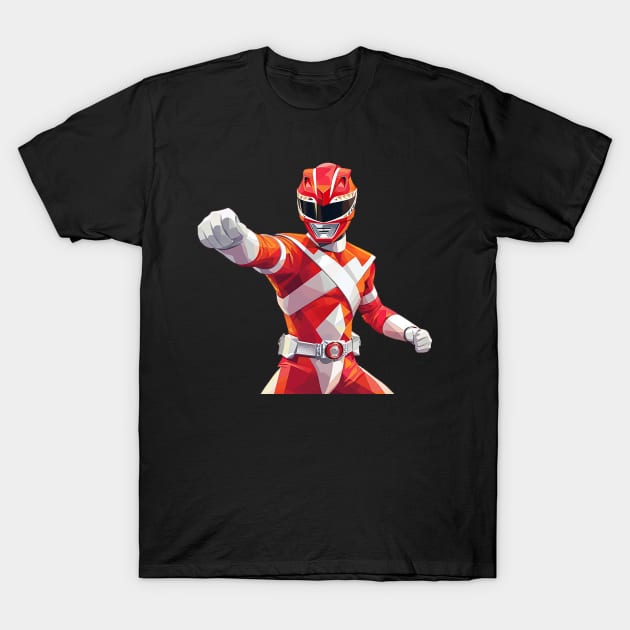 red power ranger T-Shirt by enzo studios